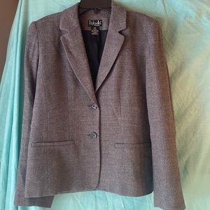 Rafaella Grey Tweed Blazer Jacket 10P
